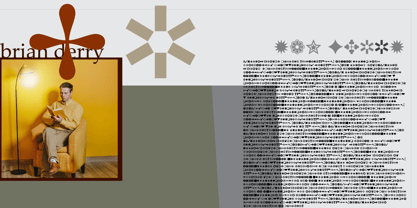 ITC Zapf Dingbats Font Poster 3